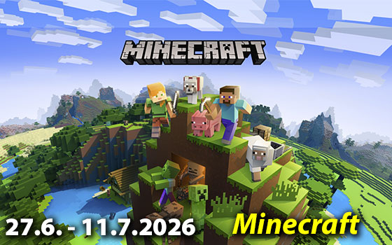 letní tábory 2026 první běh Minecraft